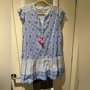 Vineyard vines ruffle and Pom dress